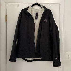 North Face rain jacket size L
